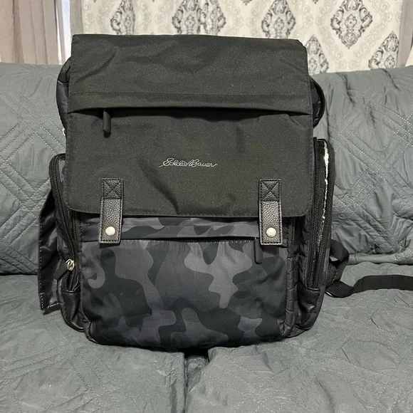 Eddie Bauer Camouflage Diaper Backpack